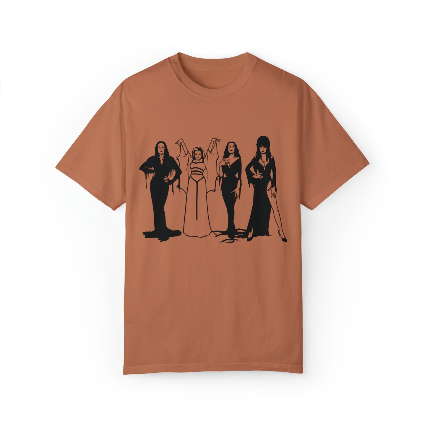 Horror Vixens Morticia Addams, Elvira, Lily Munster, Comfort Colors T-Shirt