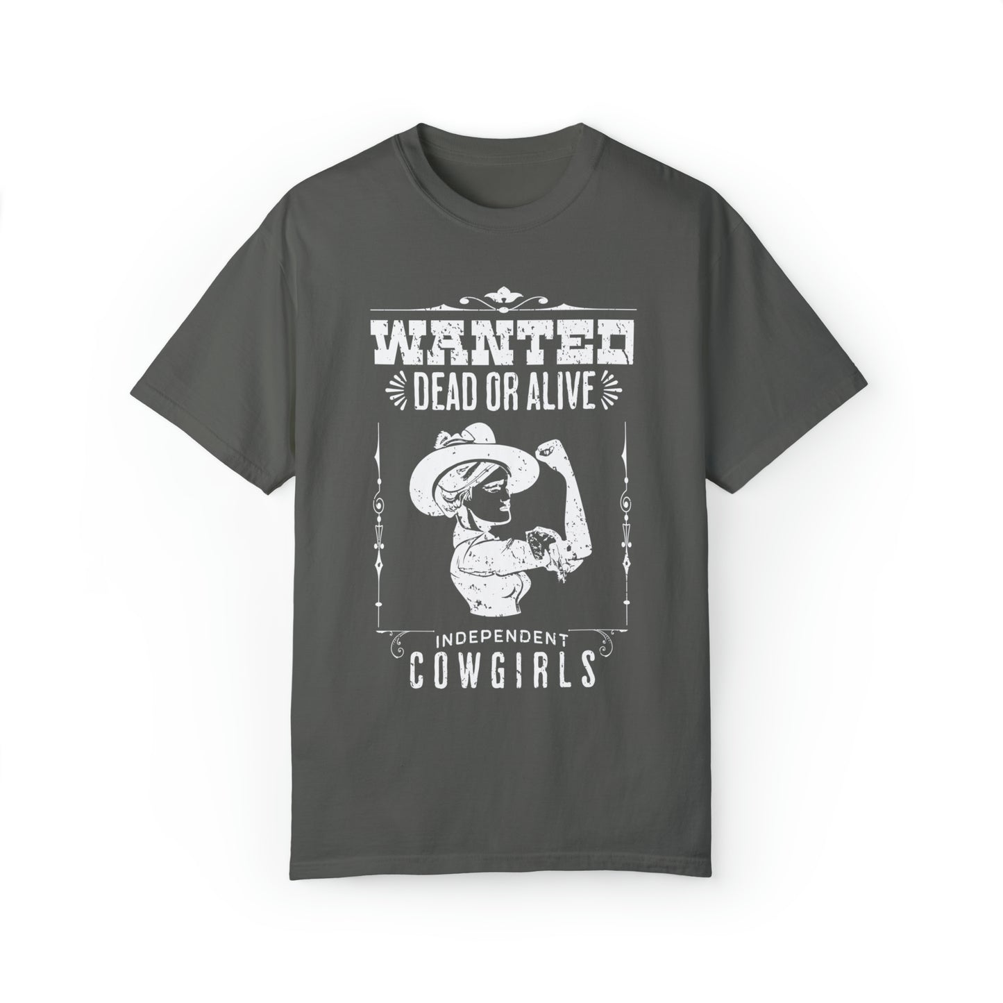 Wanted Dead Or Alive Western Comfort Colors Graphic T-Shirt