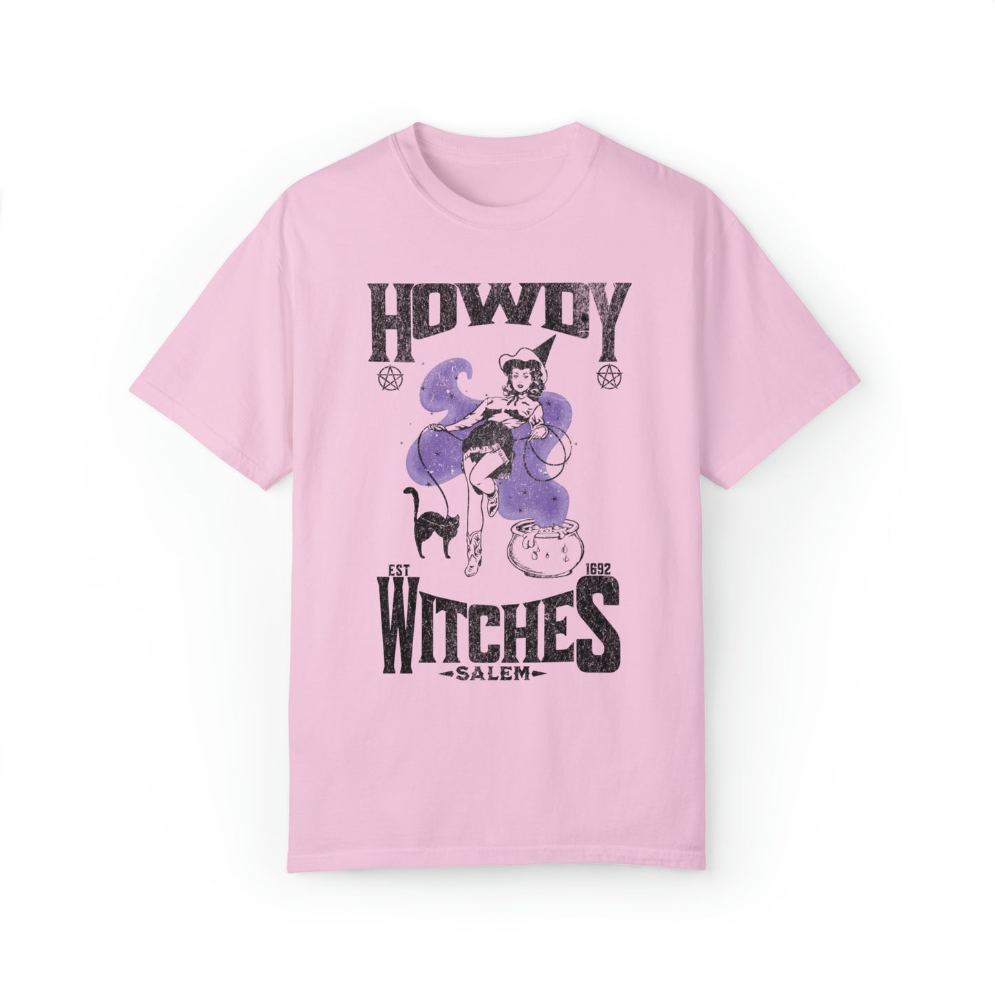 Howdy Witches Halloween Comfort Colors Graphic T-shirt