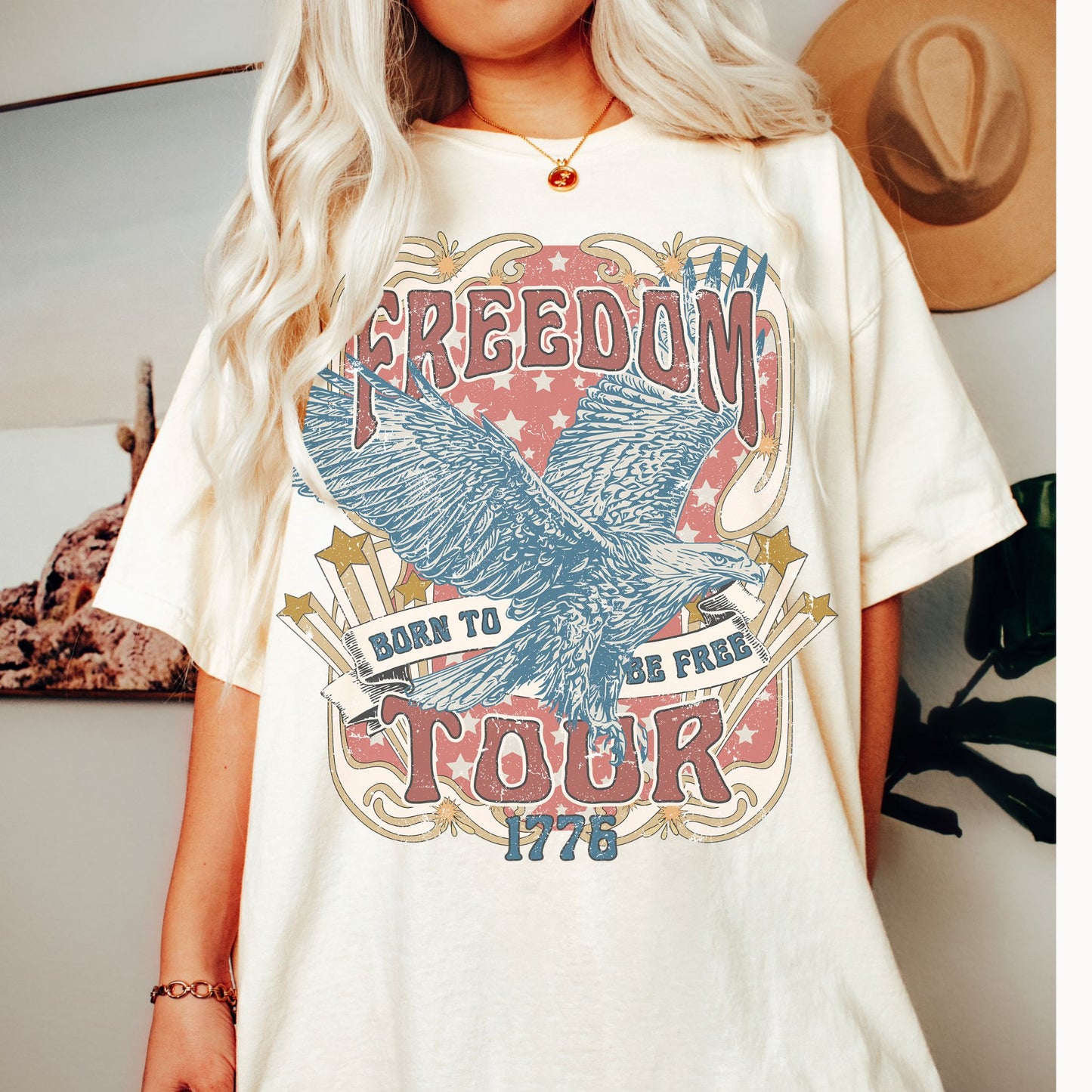 Freedom Tour Americana Comfort Colors Graphic T-Shirt