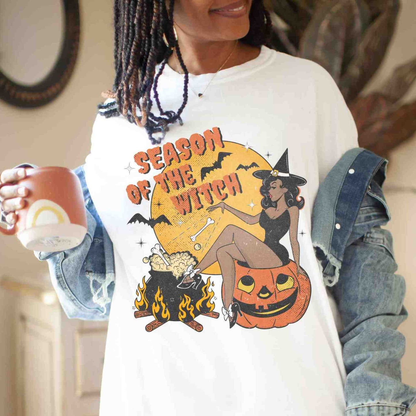 Season of the Witch Comfort Colors Halloween T-Shirt