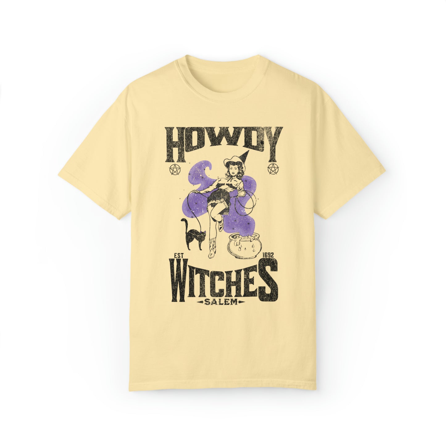 Howdy Witches Halloween Comfort Colors Graphic T-shirt