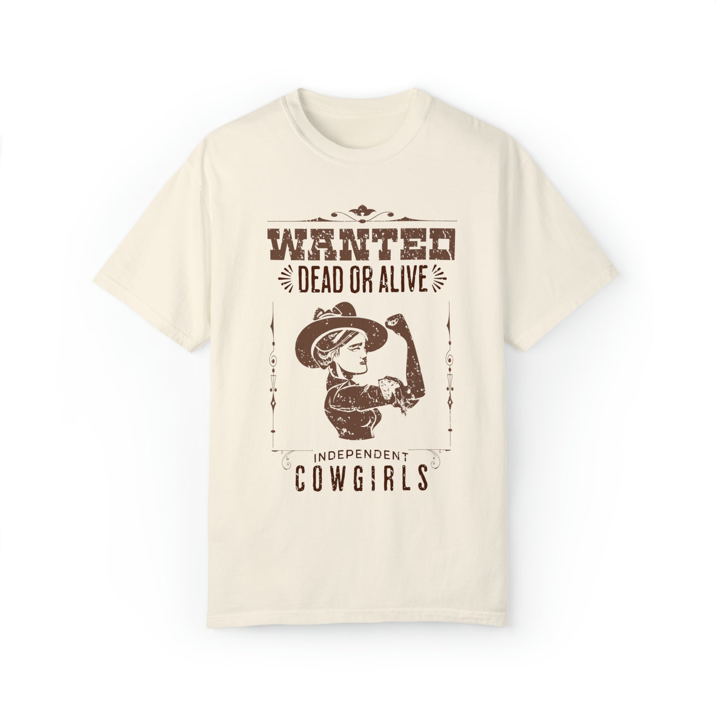 Wanted Dead Or Alive Western Comfort Colors Graphic T-Shirt