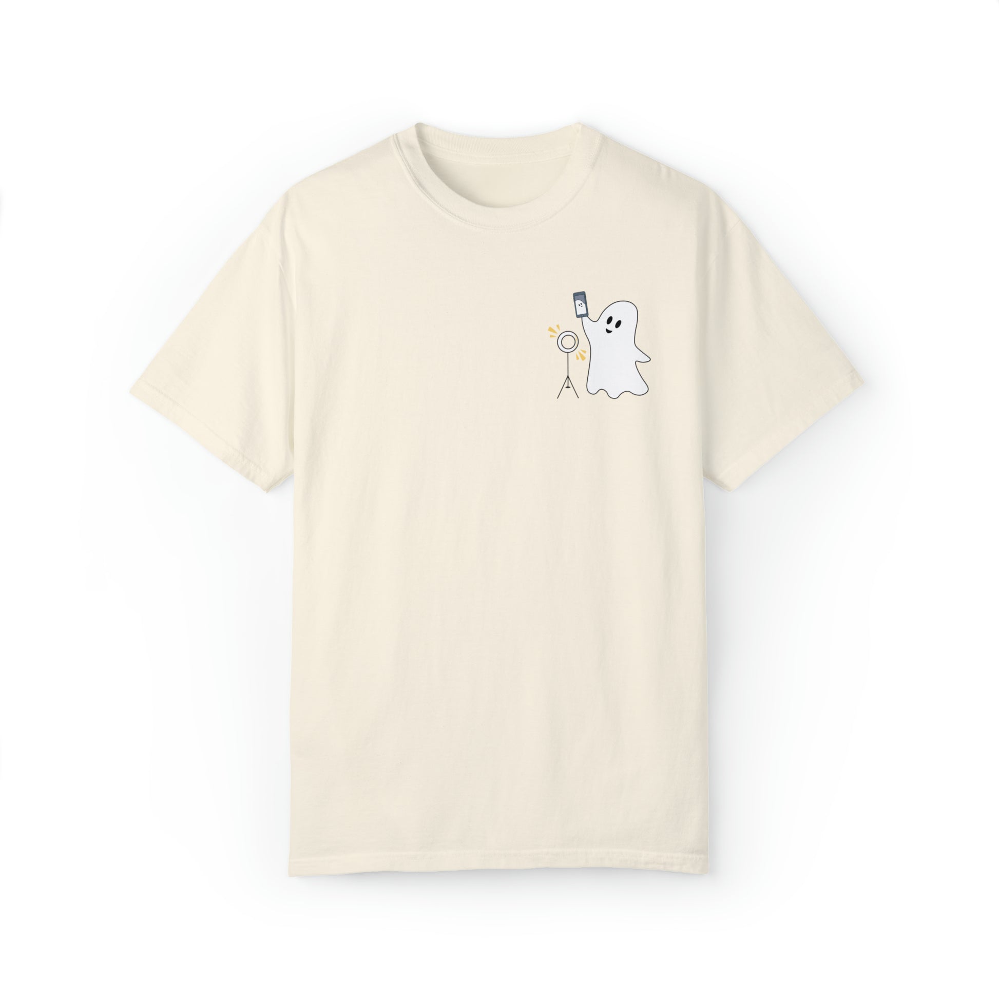 Influencer Cute Ghost Halloween Shirt in Ivory