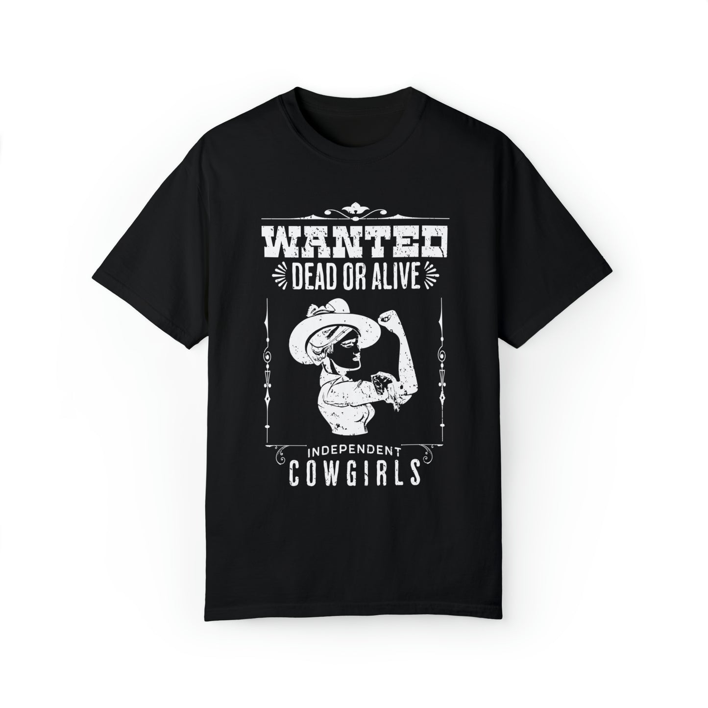 Wanted Dead Or Alive Western Comfort Colors Graphic T-Shirt