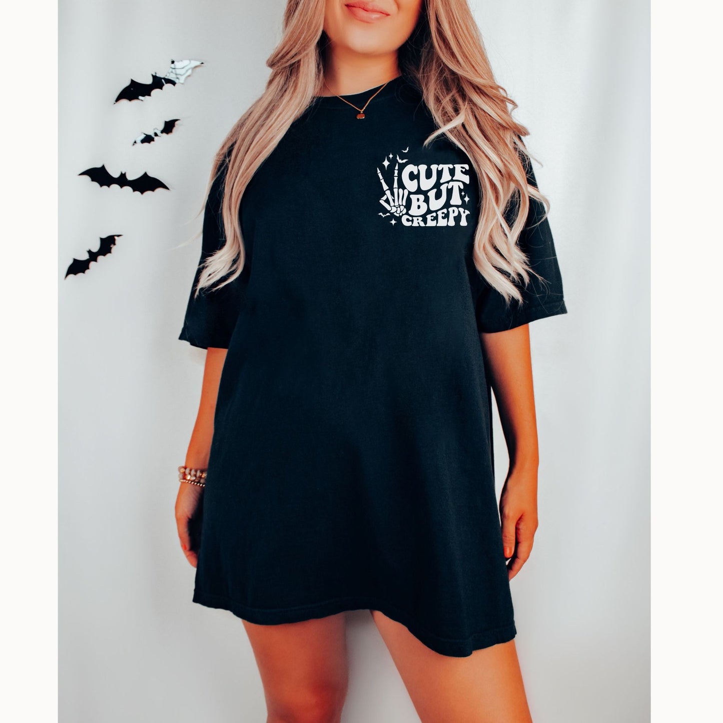 Cute But Creepy Halloween Comfort Colors T-Shirt