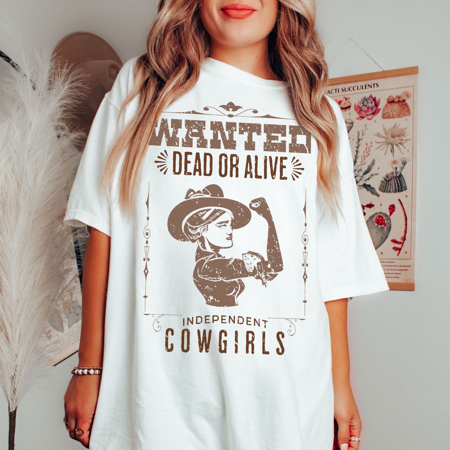 Wanted Dead Or Alive Western Comfort Colors Graphic T-Shirt