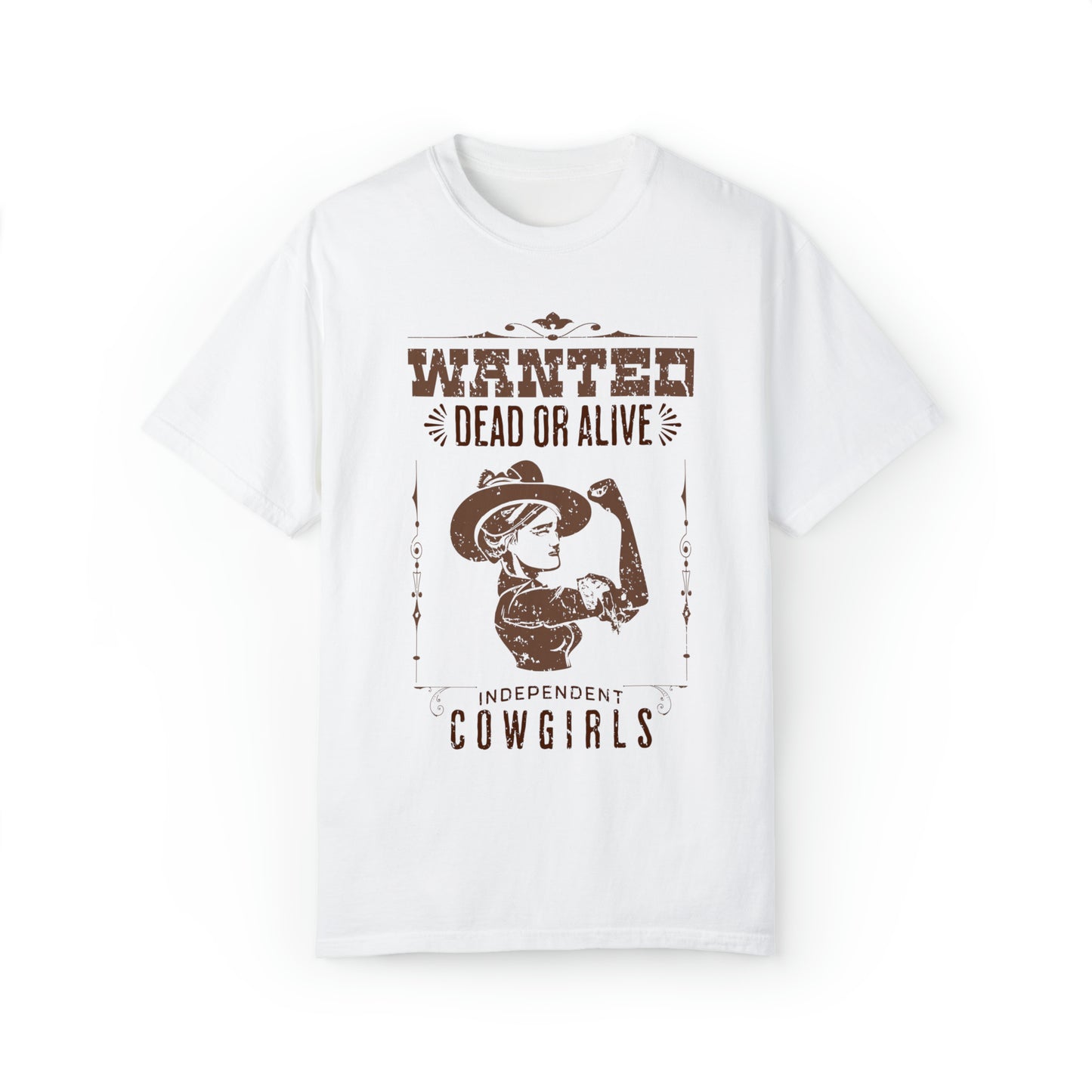 Wanted Dead Or Alive Western Comfort Colors Graphic T-Shirt