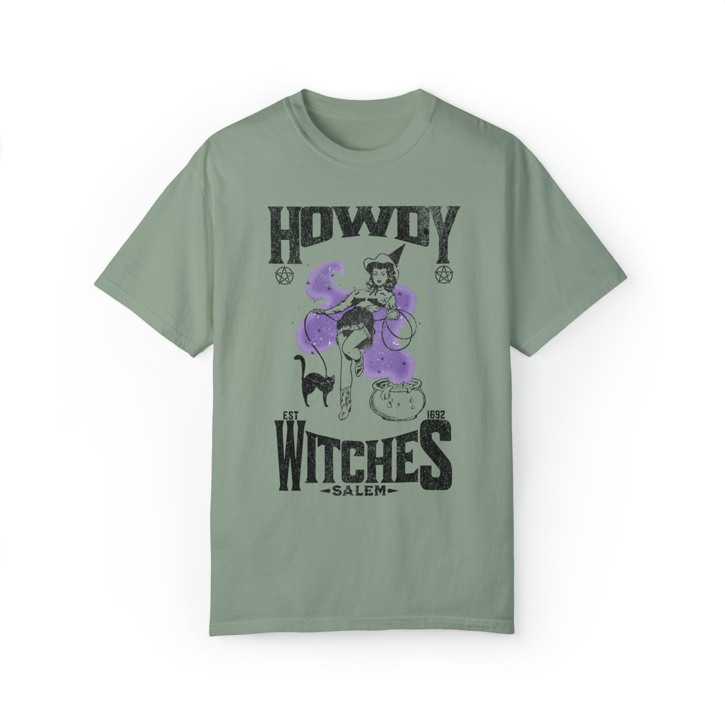 Howdy Witches Halloween Comfort Colors Graphic T-shirt