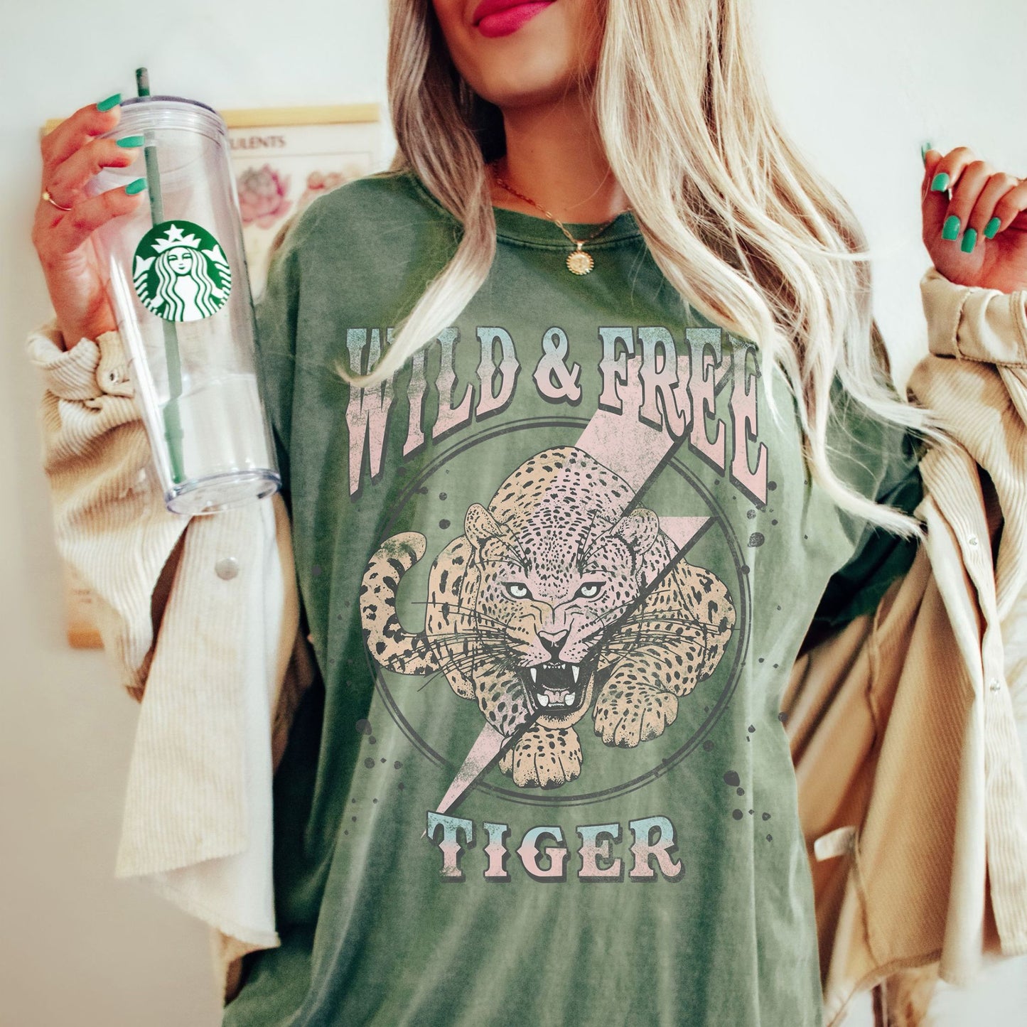 Wild & Free Comfort Colors Graphic T-shirt