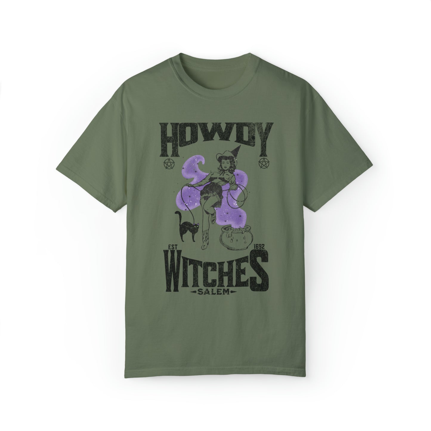 Howdy Witches Halloween Comfort Colors Graphic T-shirt