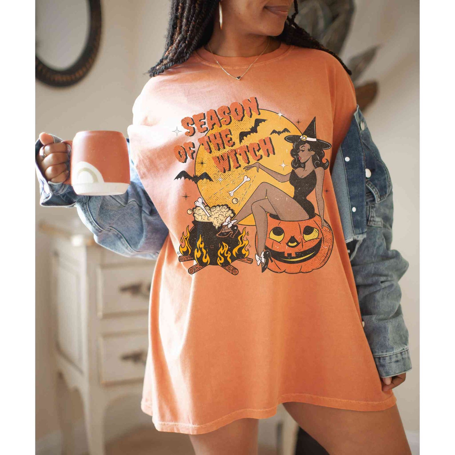 Season of the Witch Comfort Colors Halloween T-Shirt