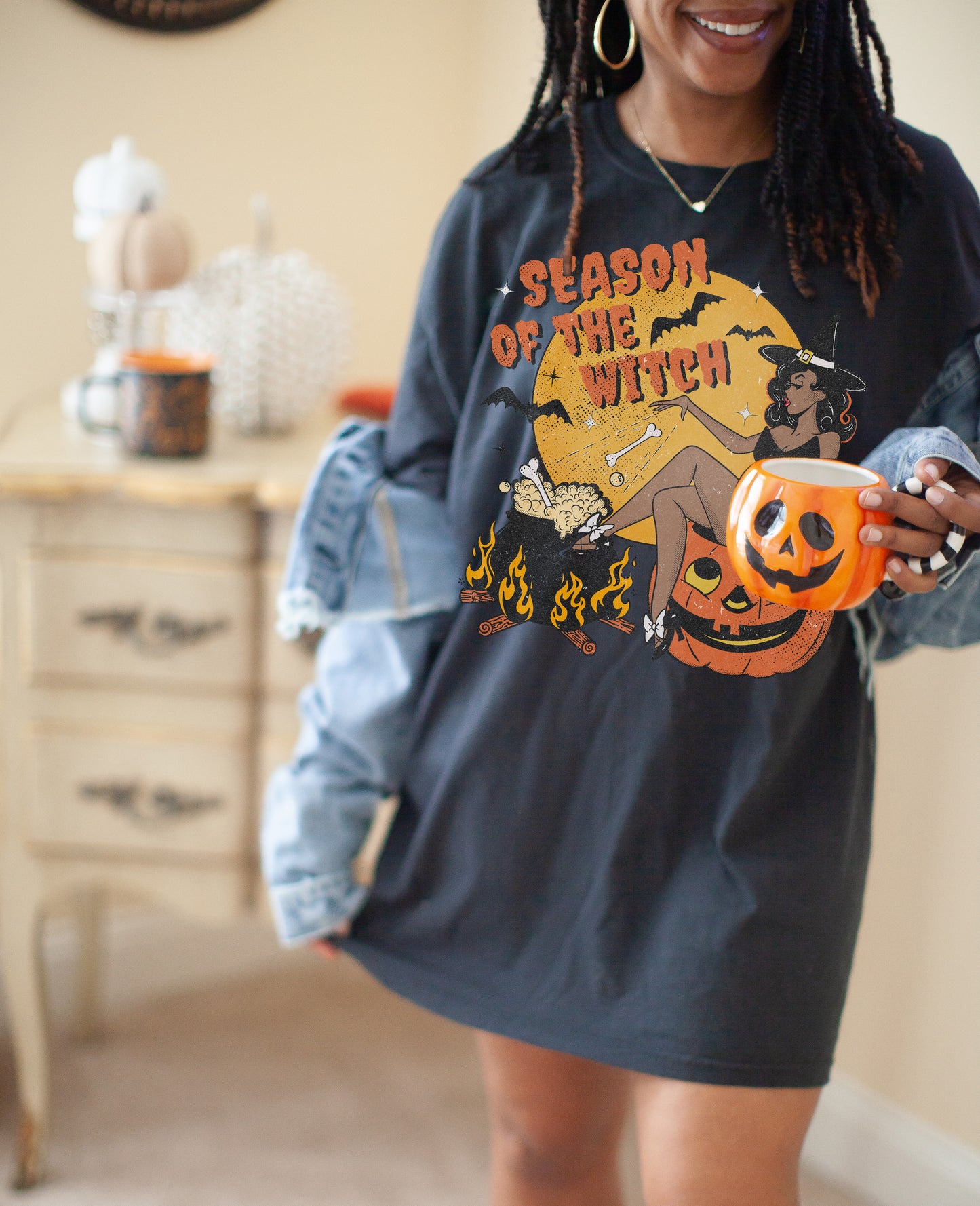 Season of the Witch Comfort Colors Halloween T-Shirt