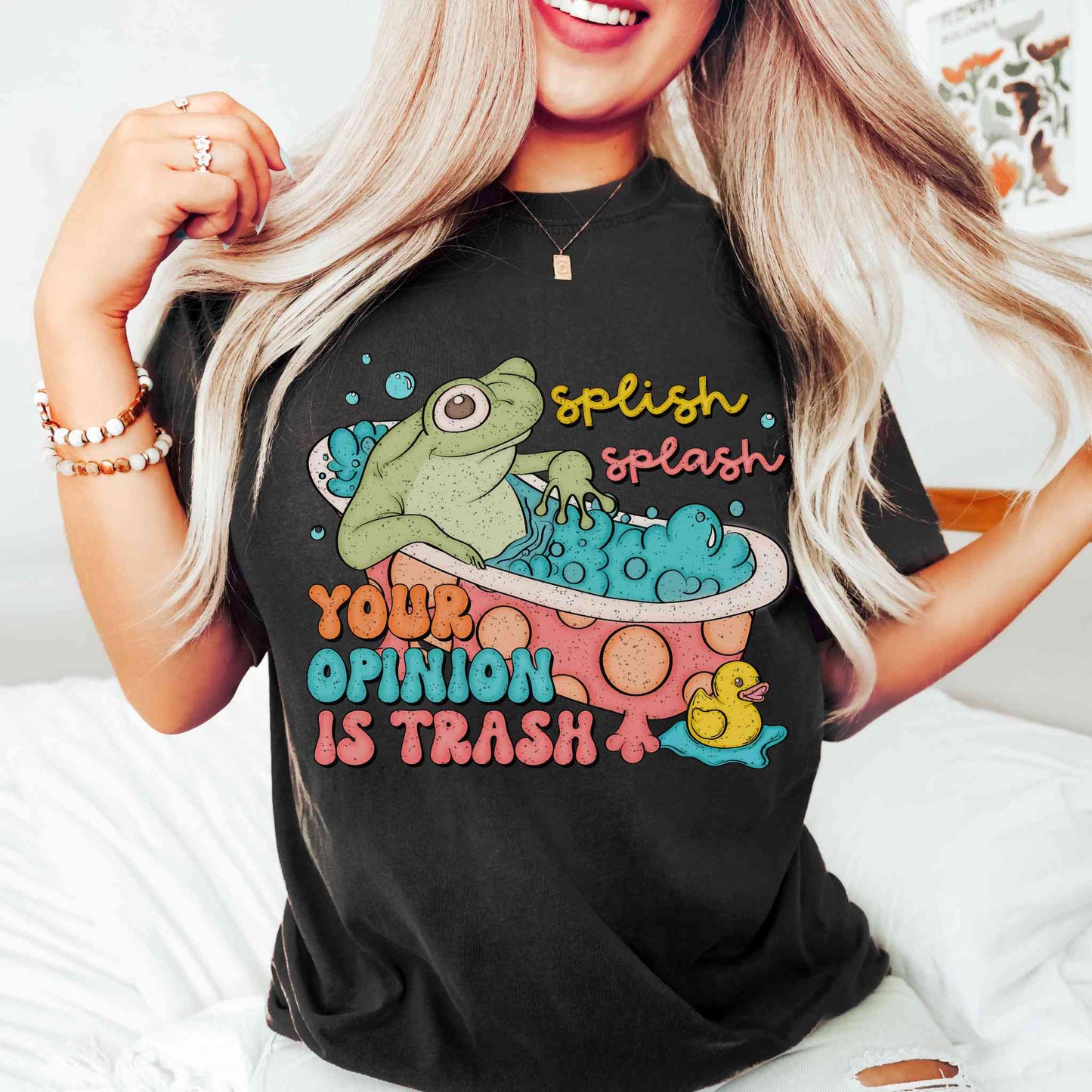 Splish Splash Your Opinion is Trash Comfort Colors T-shirt