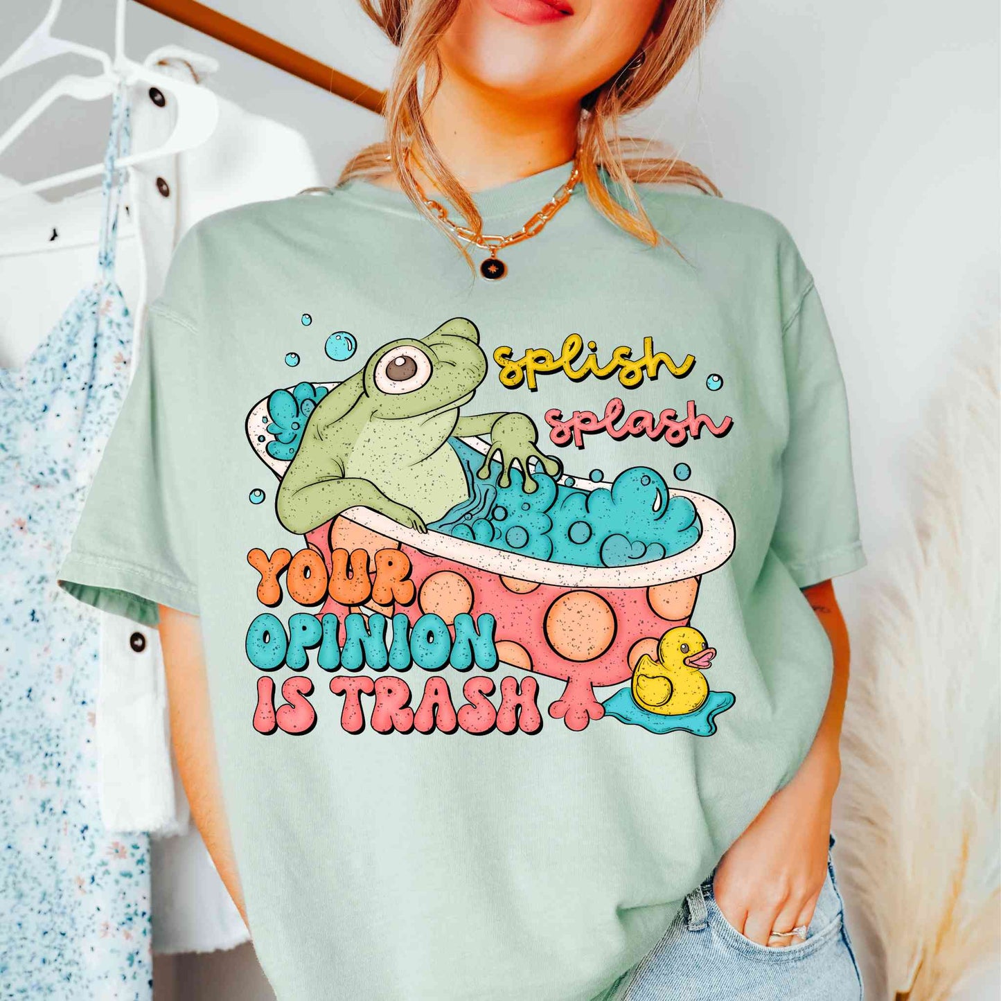 Splish Splash Your Opinion is Trash Comfort Colors T-shirt