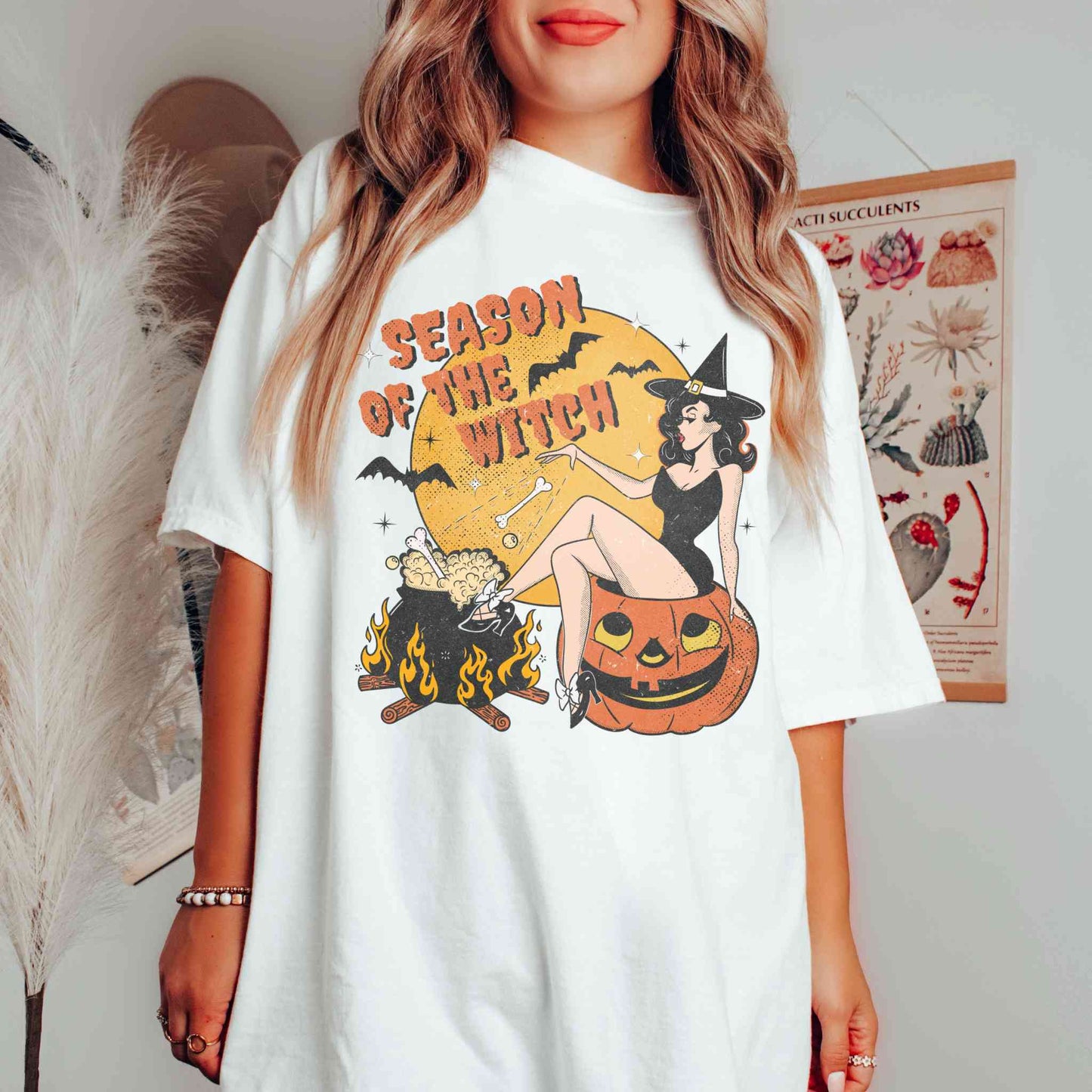 Season of the Witch Comfort Colors Halloween T-Shirt