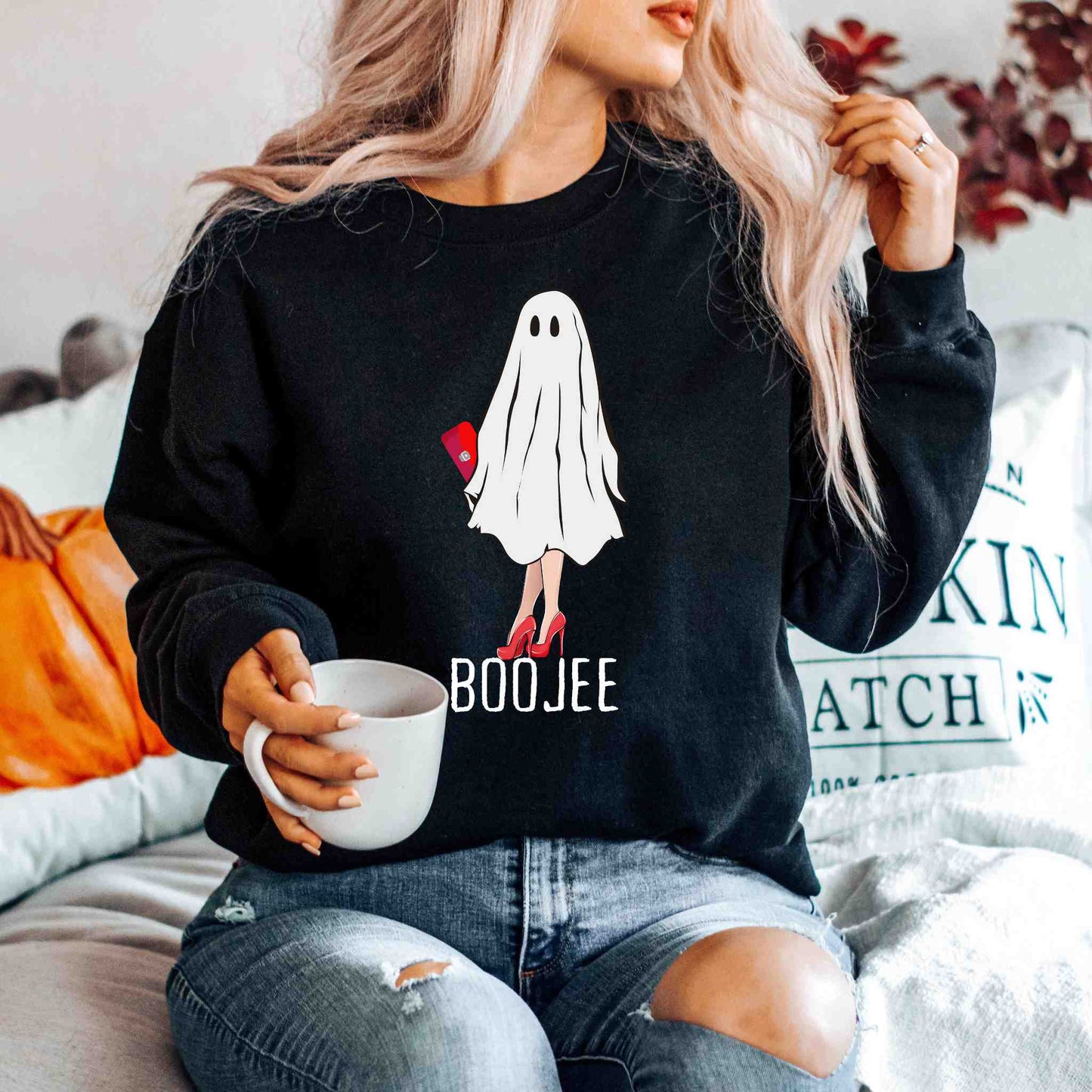 Funny Halloween BOOJee Sweatshirt