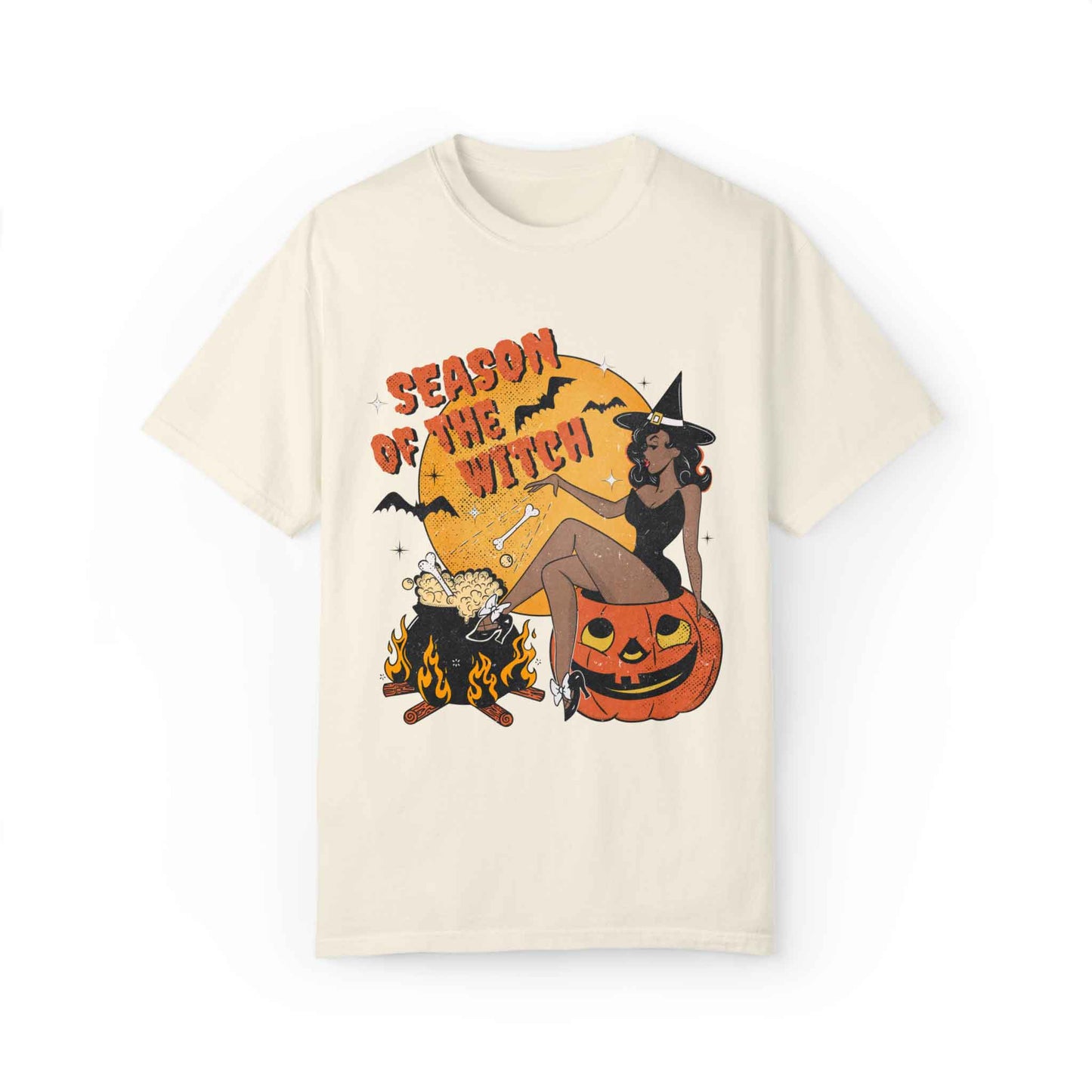 Season of the Witch Comfort Colors Halloween T-Shirt